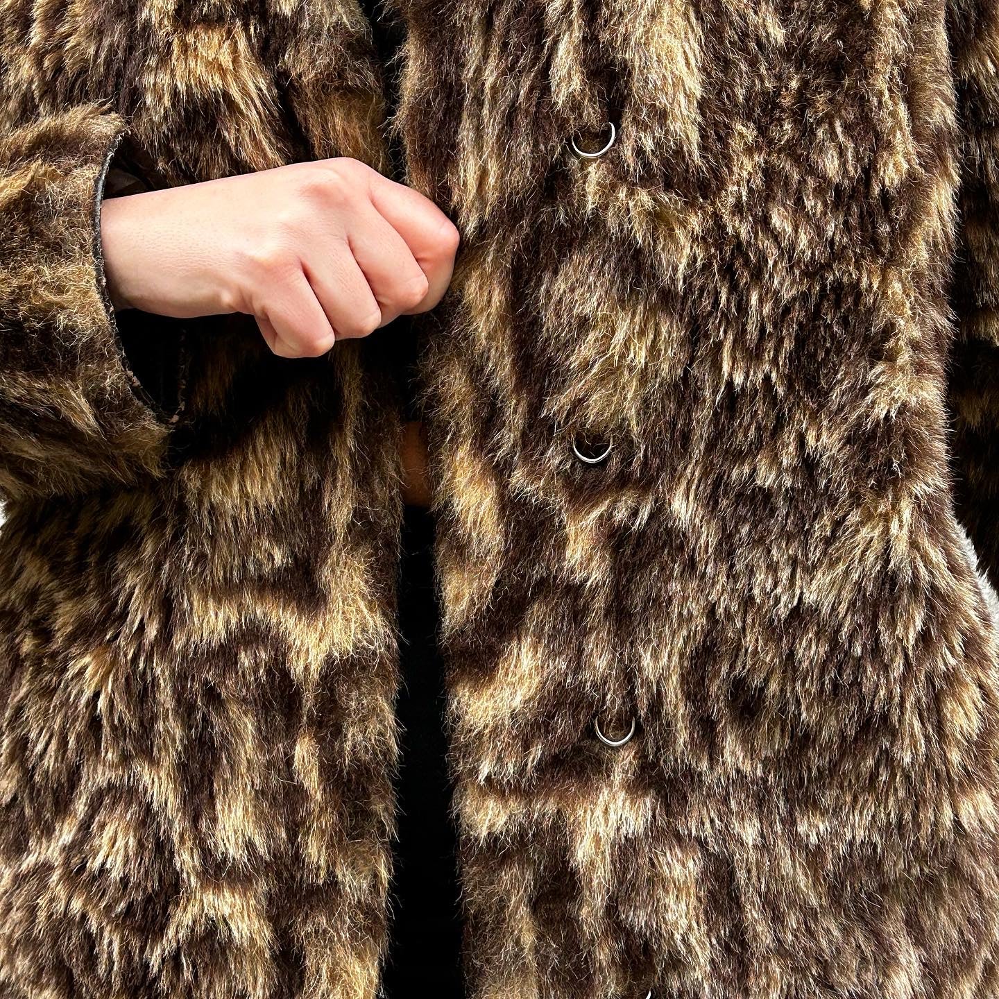 Faux fur jacket