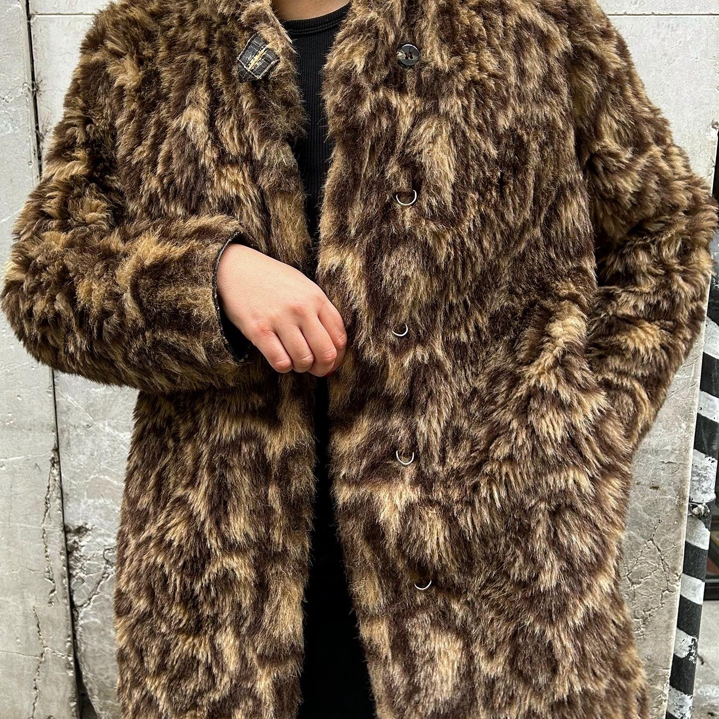 Faux fur jacket