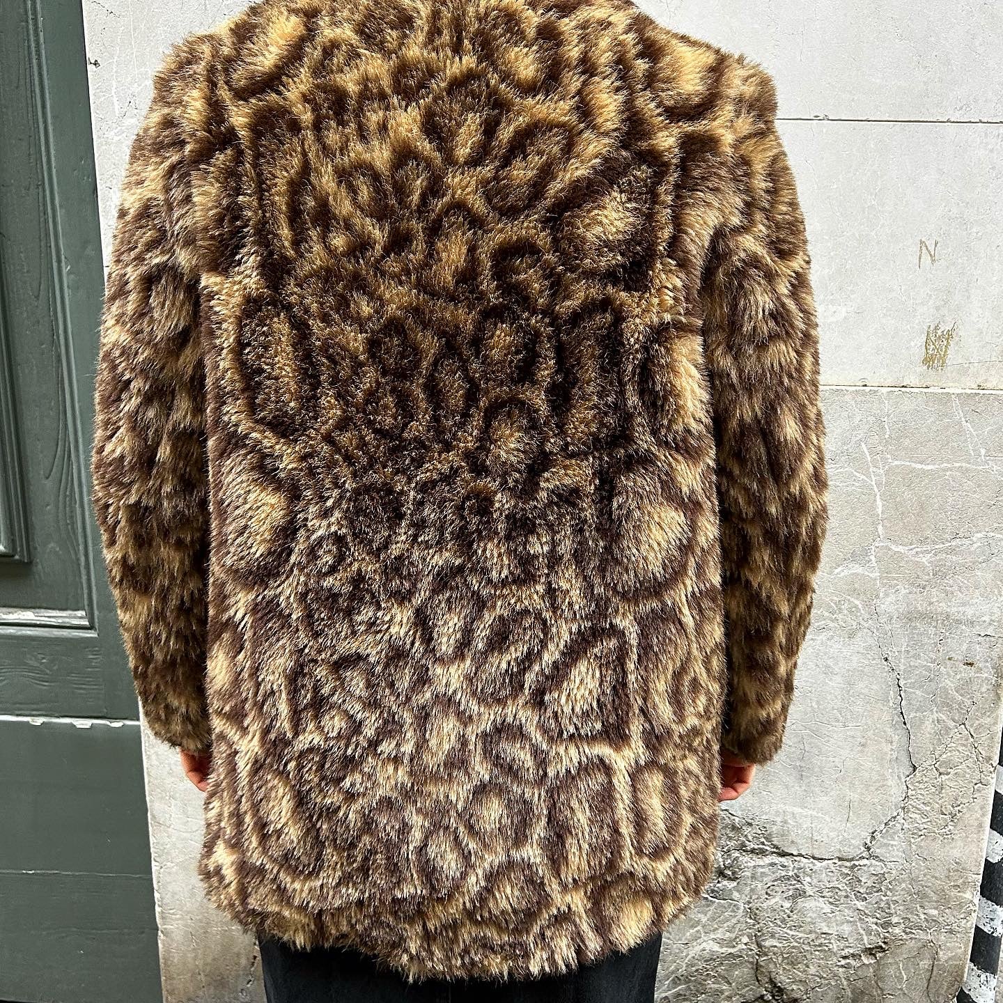 Faux fur jacket