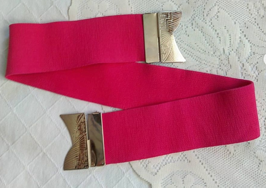 Stretchable Belt in pink