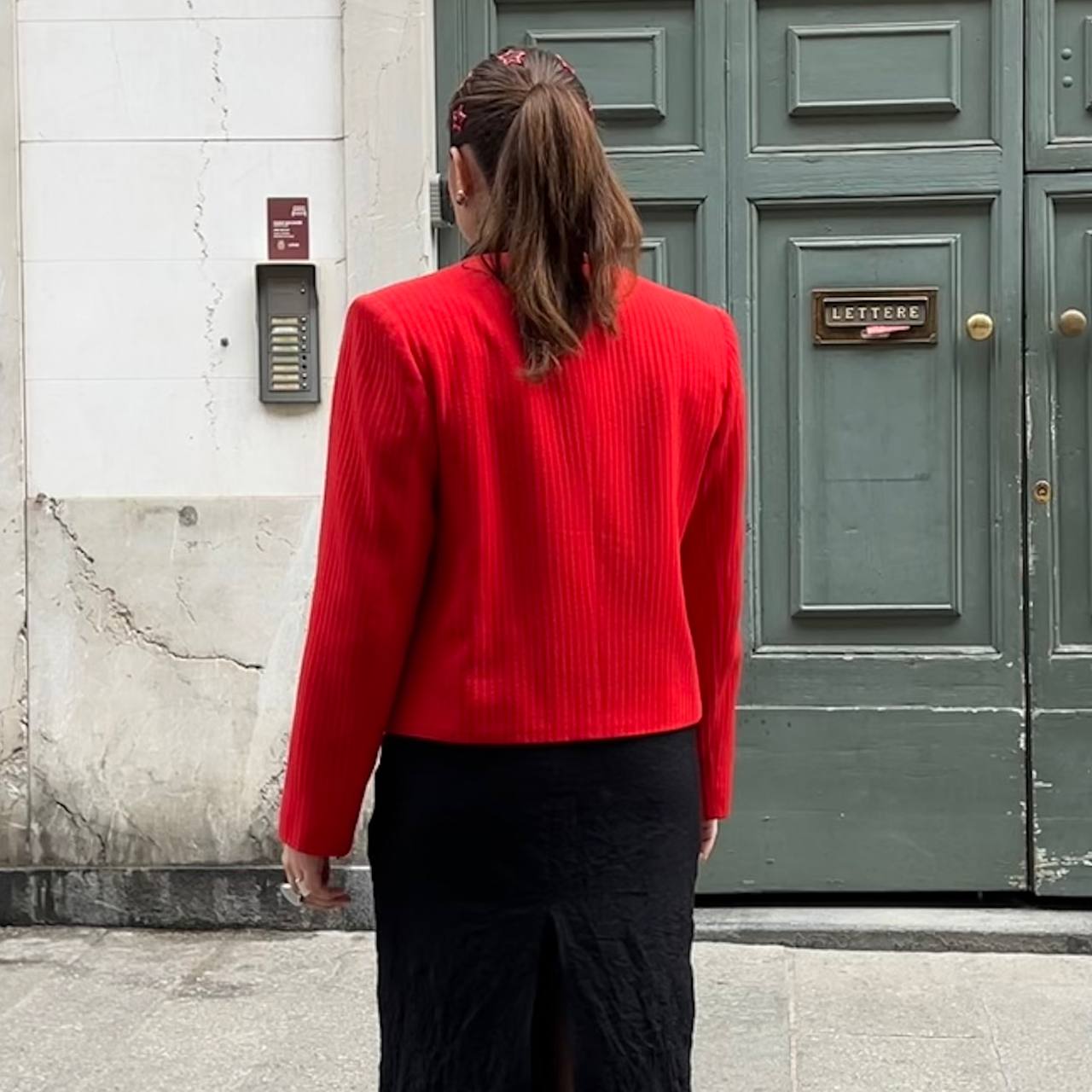 Blazer Paola Antonini in Red